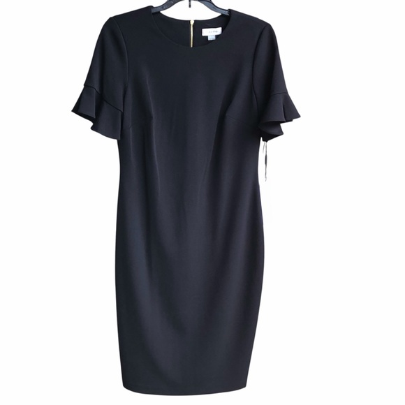 Calvin Klein Dresses & Skirts - Calvin Klein Black Dress with gold back zipper —#002